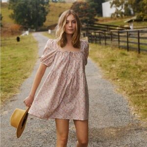 ISO Oak Meadow Ivy Smock Mini Dress